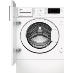 Beko WTIK74151F 7kg 1400 Spin Integrated Washing Machine - White - A+++ Energy Rated