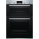 Bosch MBS533BS0B 59.4cm Built In Electric Double Oven with 3D Hot Air - Stainless Steel
