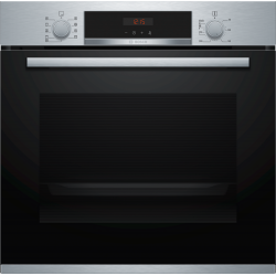 Bosch HBS573BS0B 59.4cm Built In Electric Single Oven with 3D Hot Air - Stainless Steel