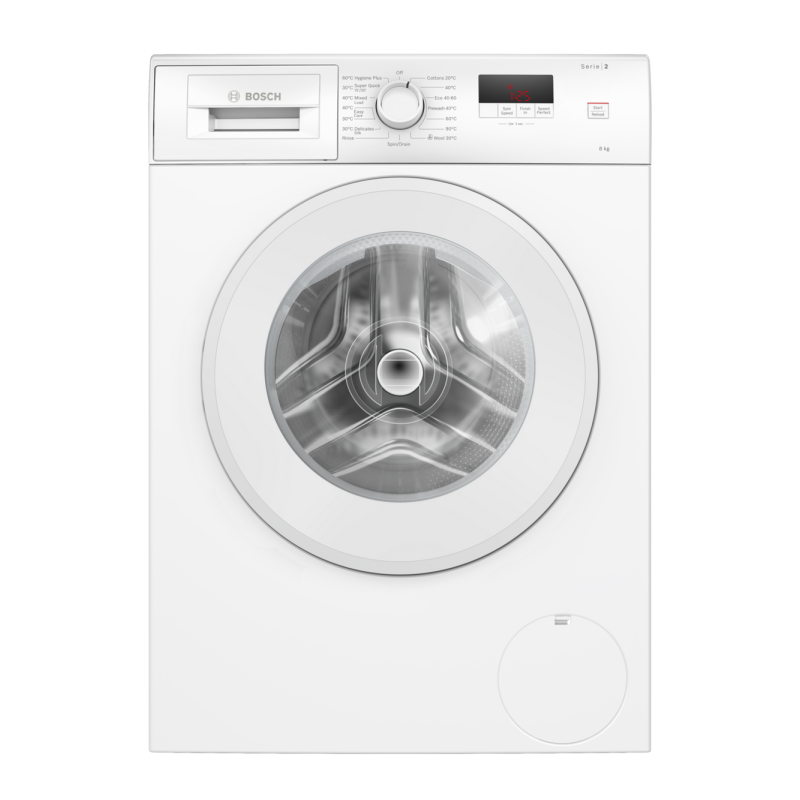 Bosch WGE03408GB 8kg 1400 Spin Washing Machine - White